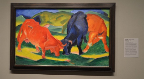 The Met - Fighting Cows, Franz Marc
