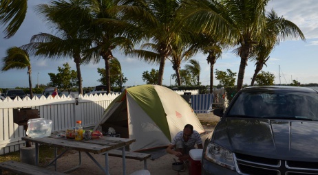 Tent-site in Key West