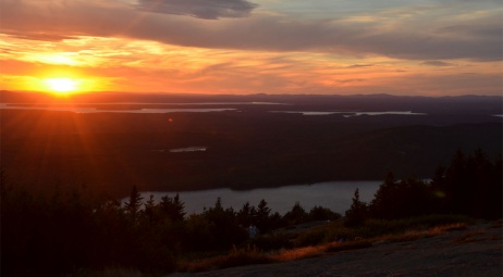 Acadia National Park ME, coucher de soleil