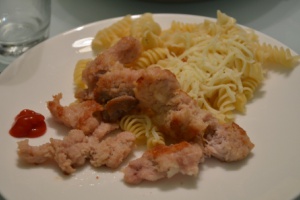 Alligator aux pâtes