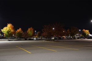 Fall Great Smoky - parking Walmart, nuit