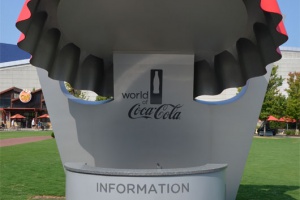 Atlanta - Stand d'info Coca-Cola Museum
