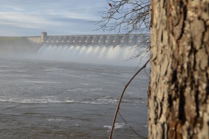 Barrage de Clarks Hill Lake - Rayons de soleil