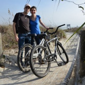 Hilton Head Island - pause photo avec nos vélos