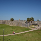 Vue de la tour de garde, Castillo de San Marcos - ETAPE 2 Floride St Augustine