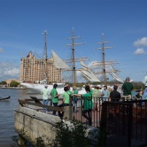 Savannah St Patrick - départ de l'U.S. Coast Guard