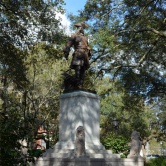 Savannah St Patrick - statue de James Oglethorpe
