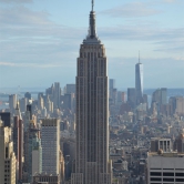 Top of The Rock, vue sur The Empire State Building - New York