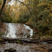 Fall Great Smoky - Indian Creek Trail, chute d'eau