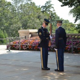 Washington D.C, Arlington Cemetery - gardes devant la tombe du soldat inconnu